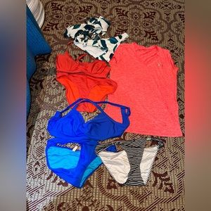 Bundle of Swim wear and T-shirt (all included)- True to size
